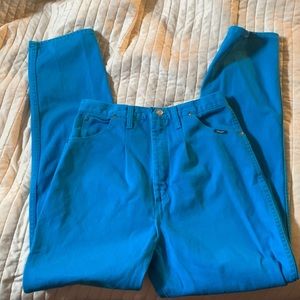 Vintage blue wranglers